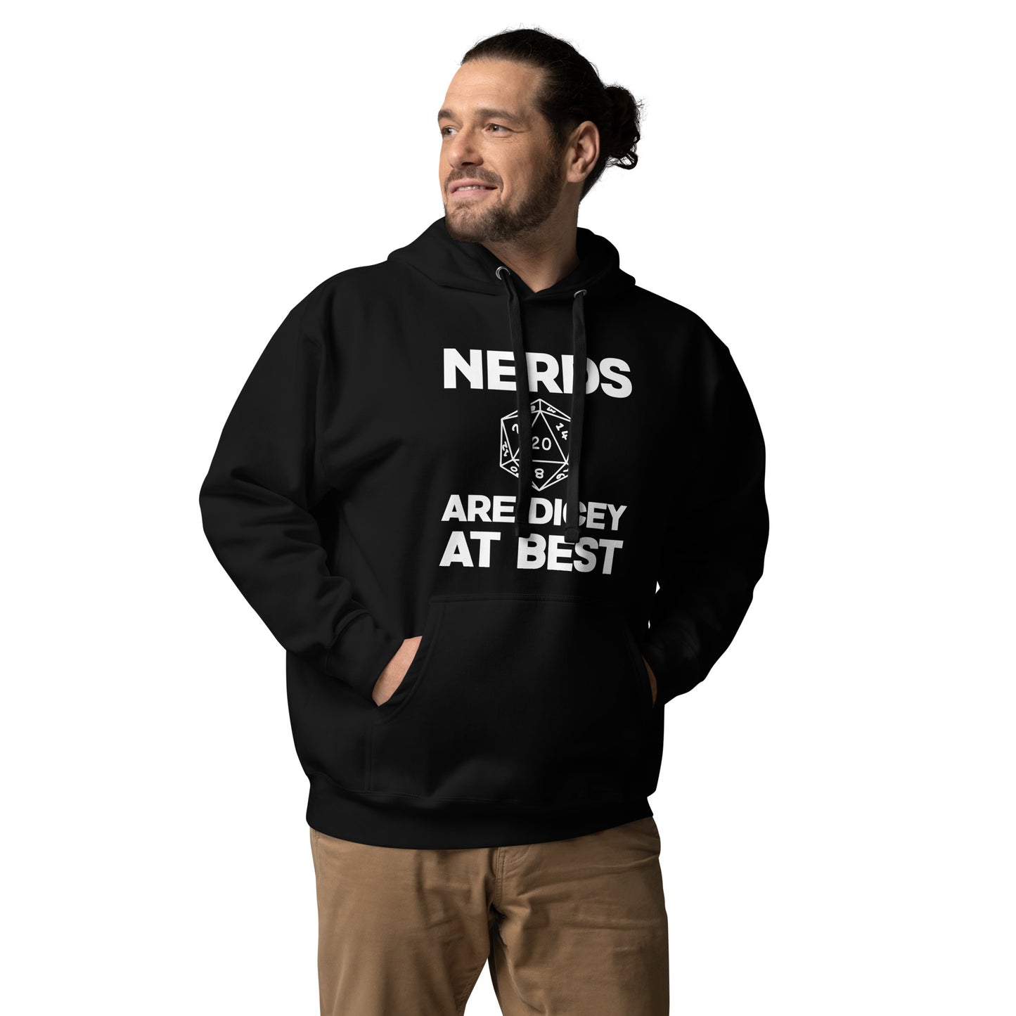 Nerds are Dicey at Best - Unisex Hoodie