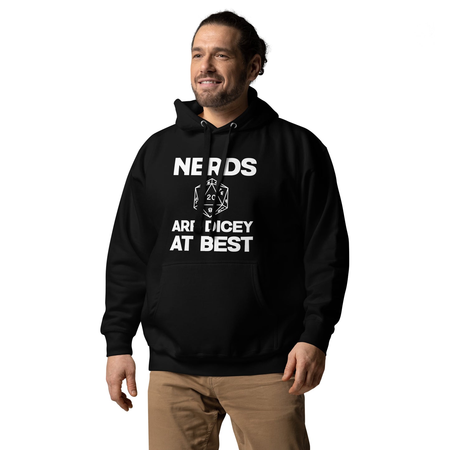 Nerds are Dicey at Best - Unisex Hoodie