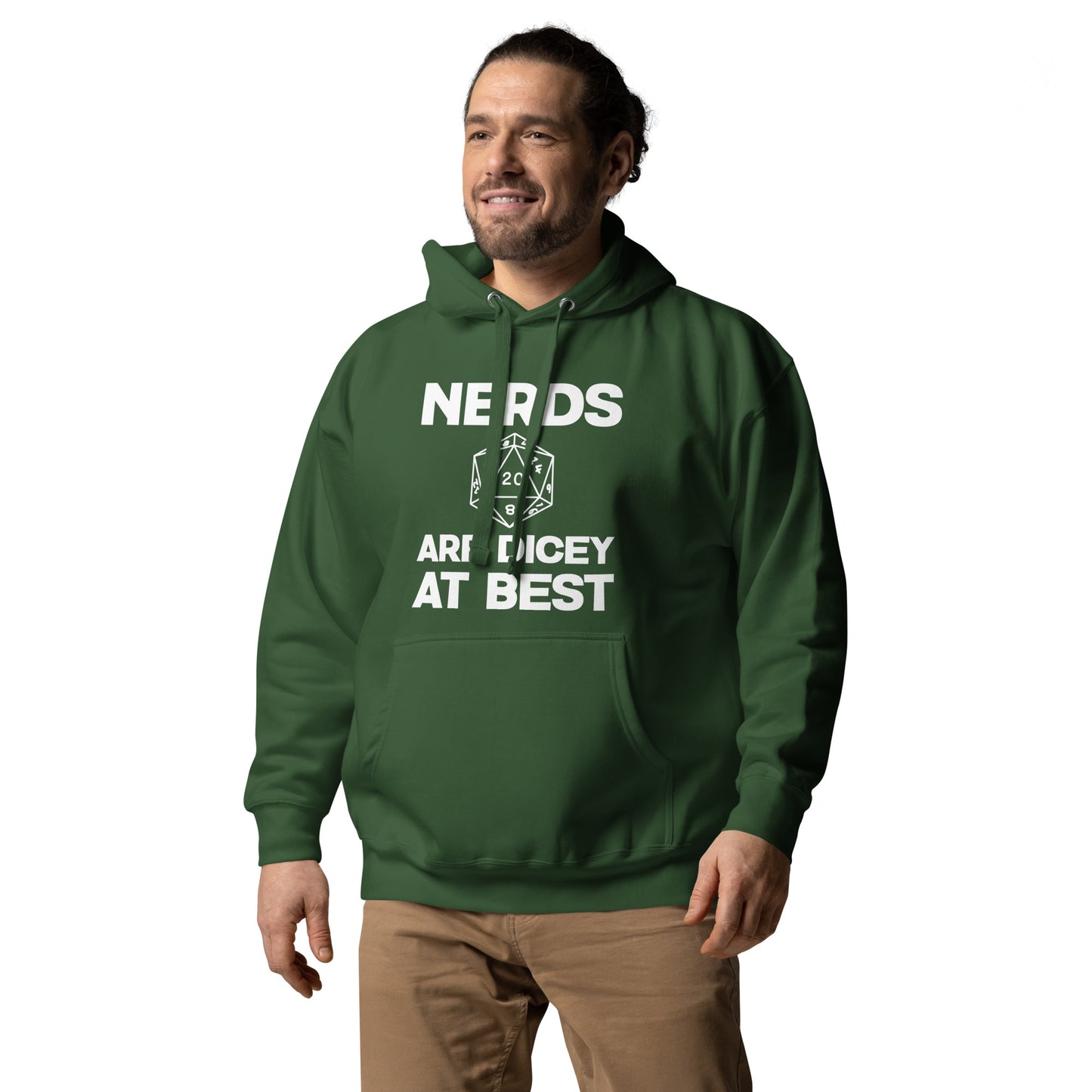 Nerds are Dicey at Best - Unisex Hoodie