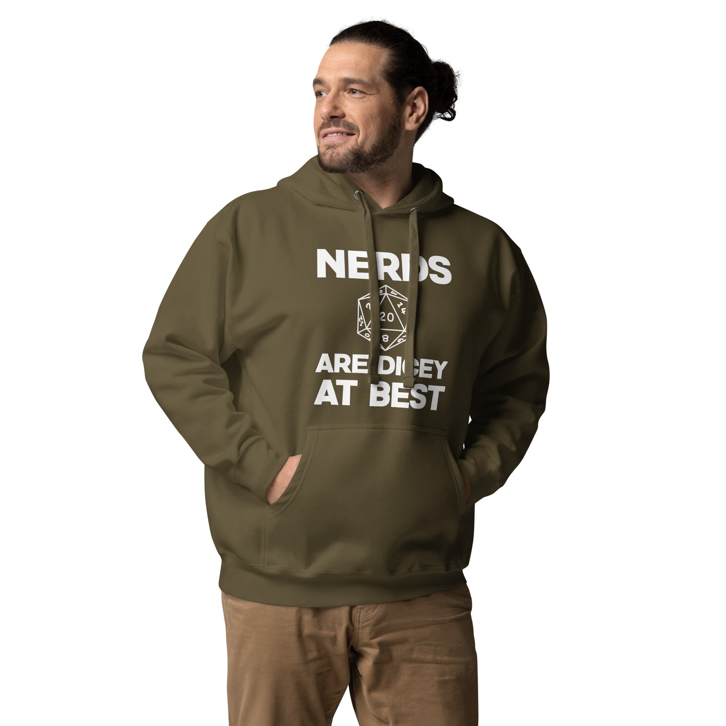 Nerds are Dicey at Best - Unisex Hoodie