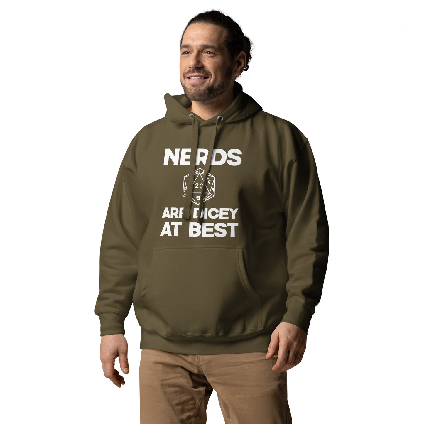 Nerds are Dicey at Best - Unisex Hoodie