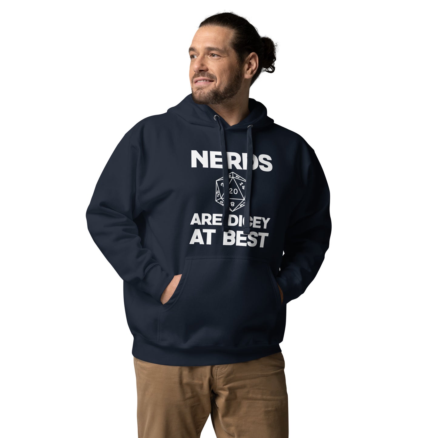 Nerds are Dicey at Best - Unisex Hoodie