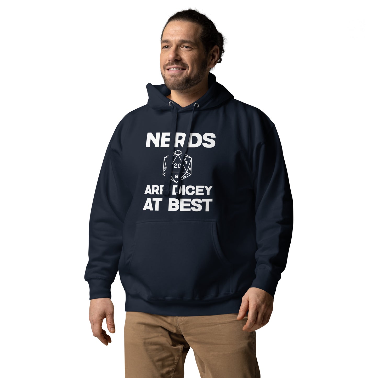 Nerds are Dicey at Best - Unisex Hoodie
