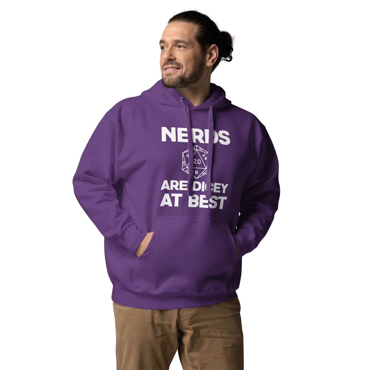 Nerds are Dicey at Best - Unisex Hoodie