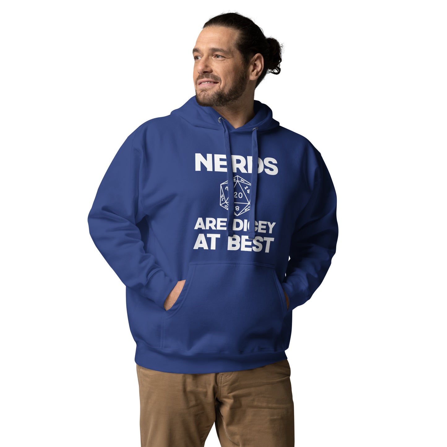 Nerds are Dicey at Best - Unisex Hoodie