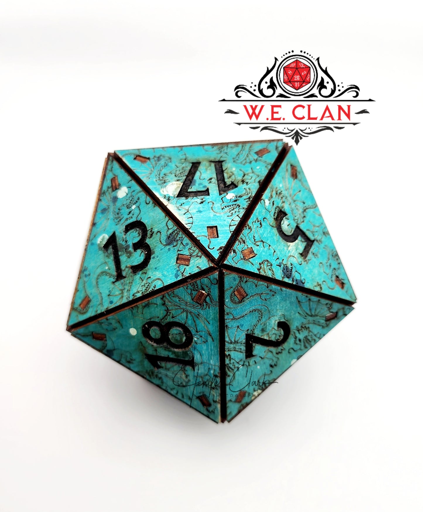 D20 Wood Dice