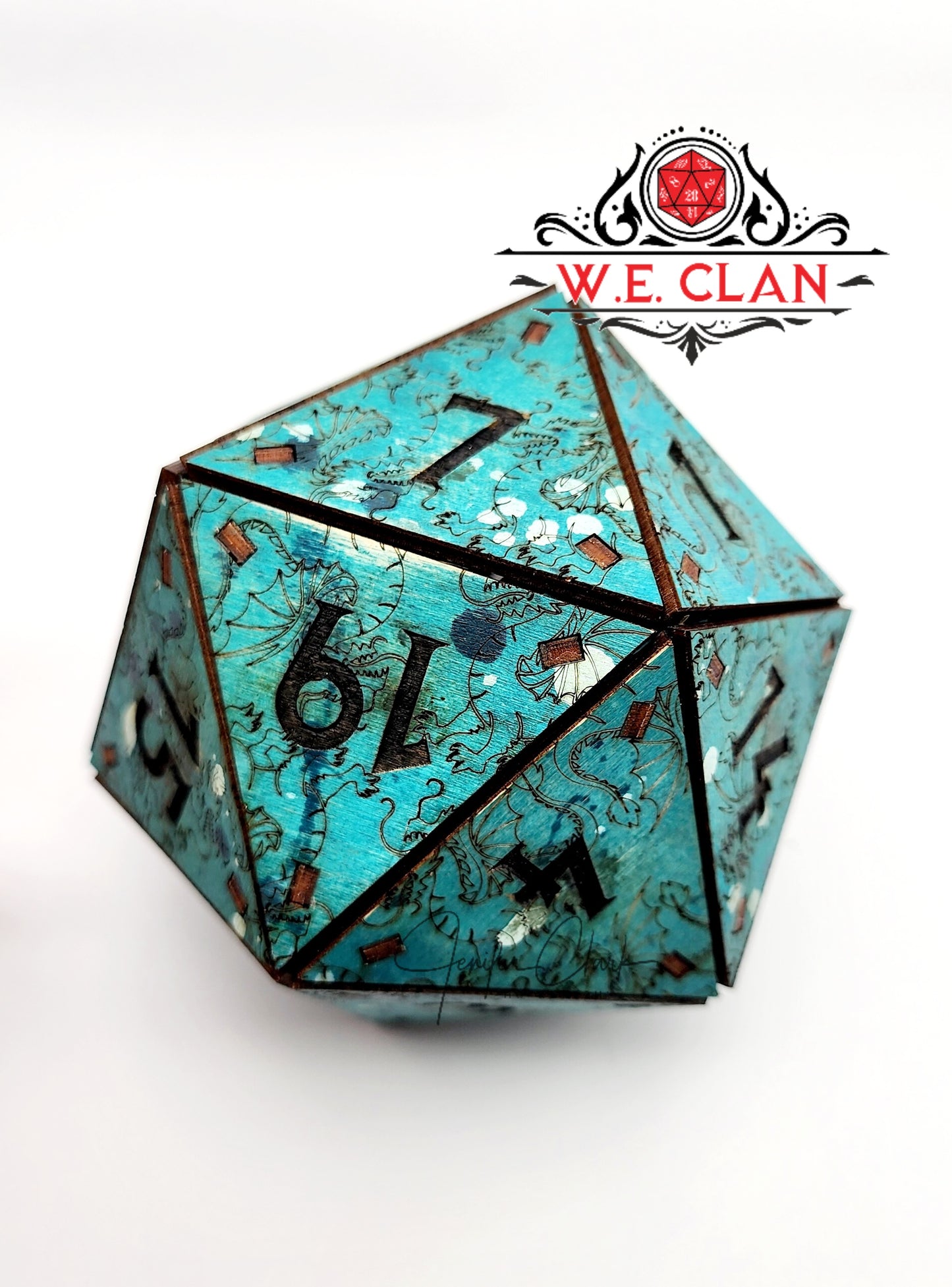 D20 Wood Dice