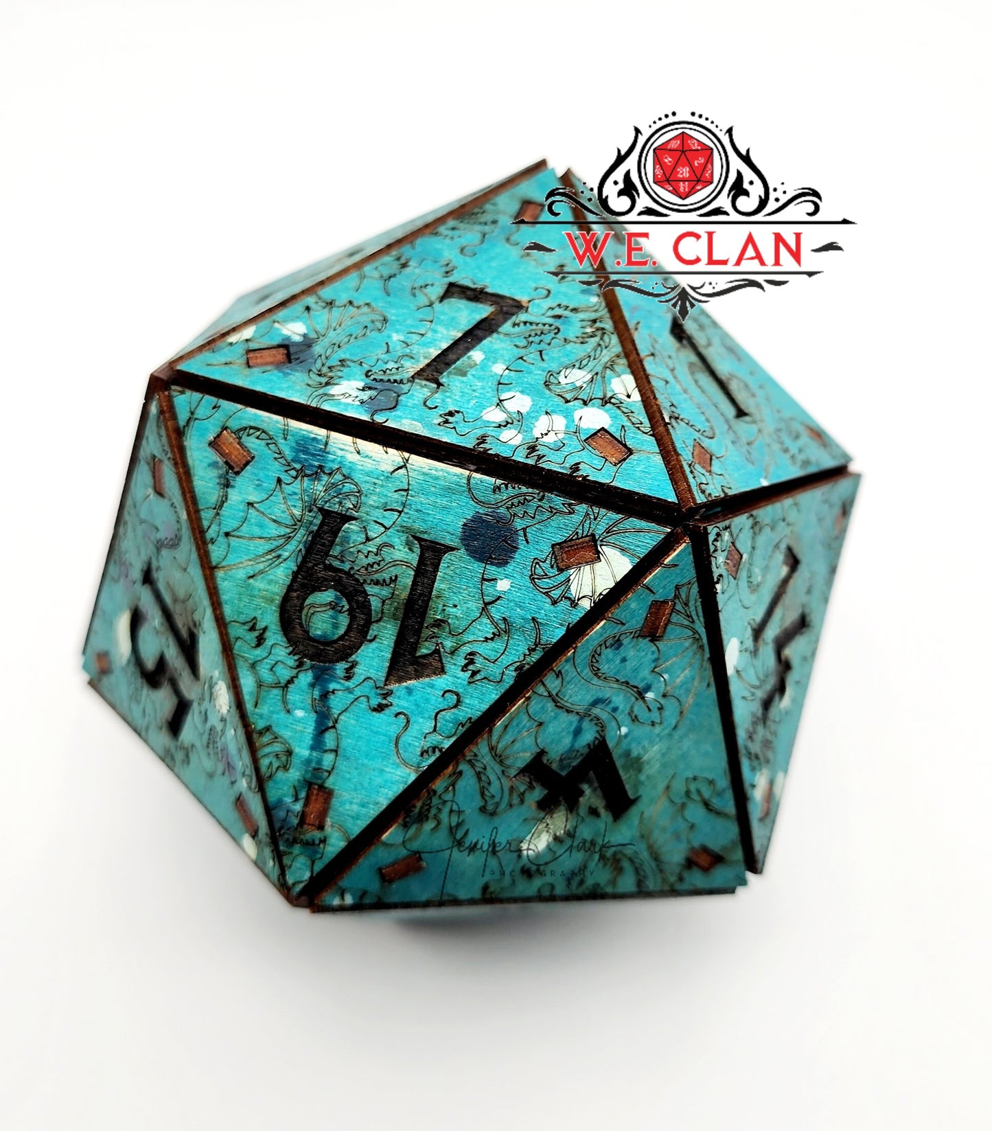 D20 Wood Dice