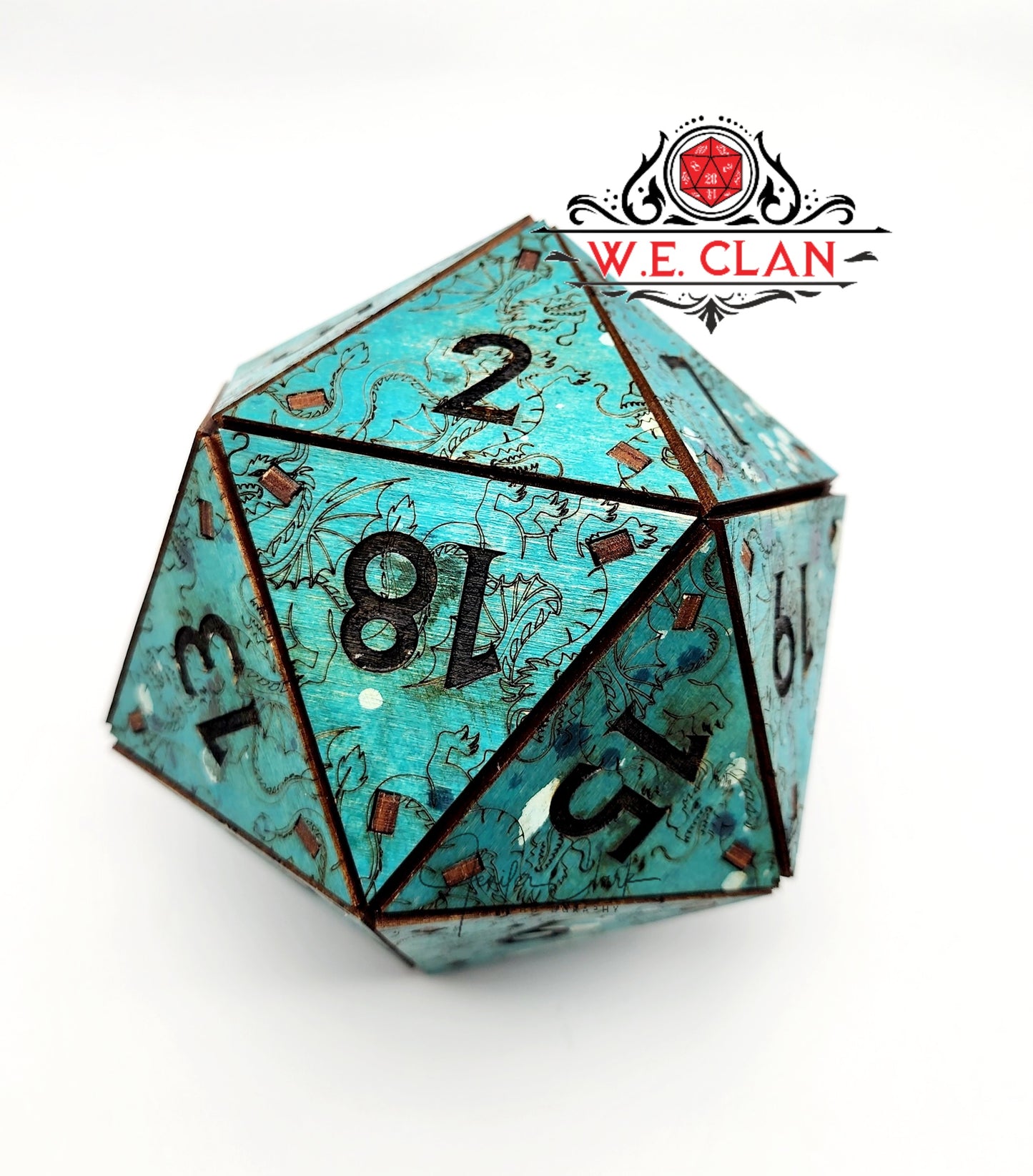 D20 Wood Dice