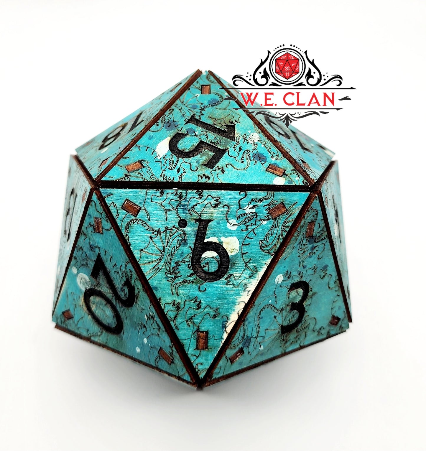 D20 Wood Dice