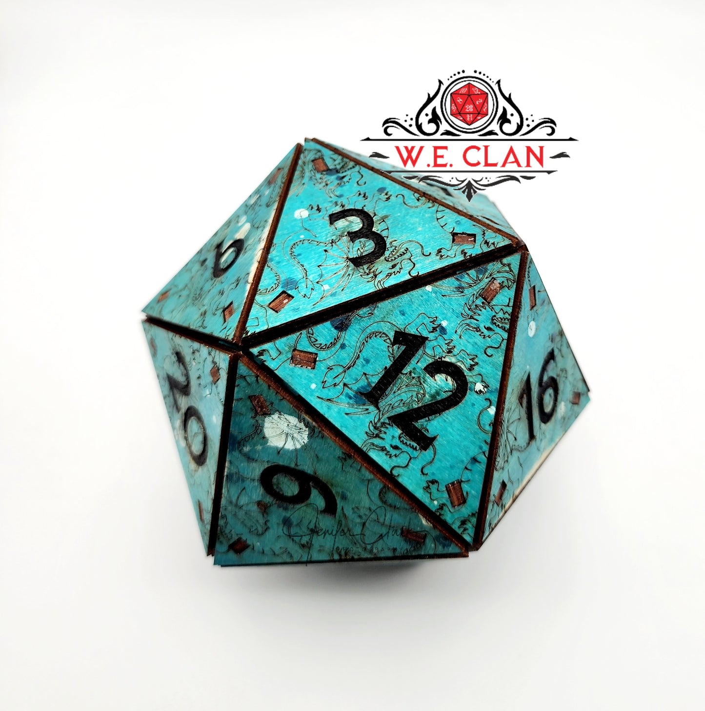 D20 Wood Dice