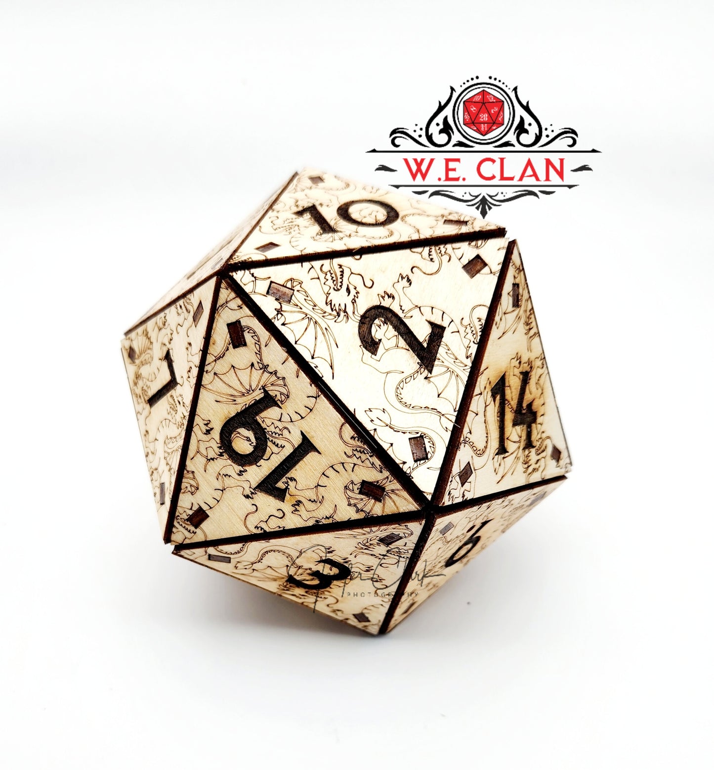 D20 Wood Dice