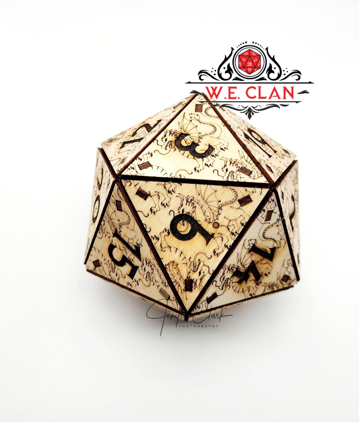 D20 Wood Dice