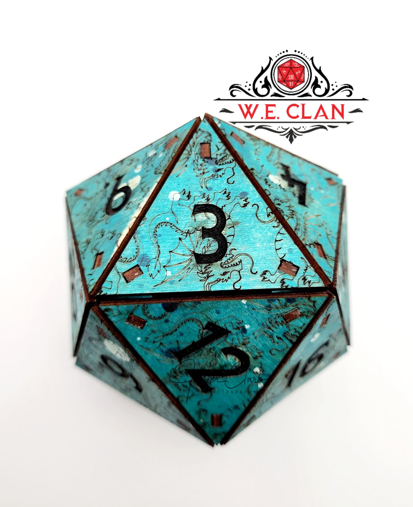 D20 Wood Dice