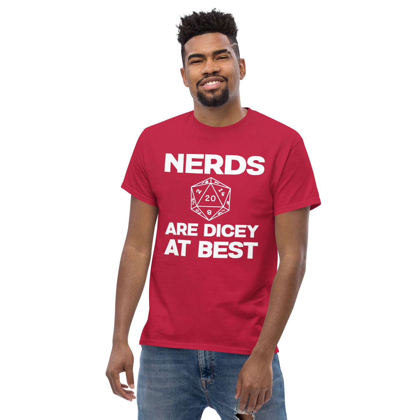 Nerds are Dicey at Best - Gildan Classic Tee