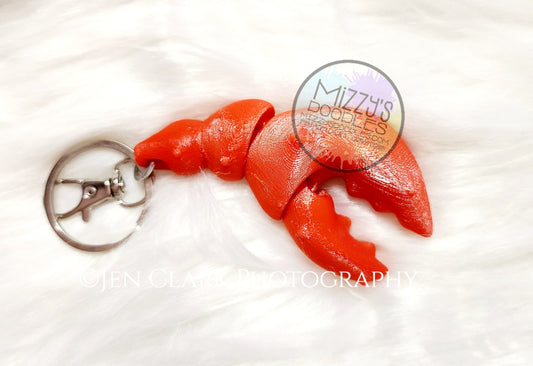Crab Claw Keychain